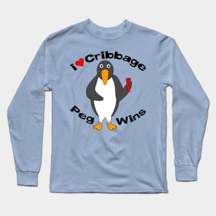 Cribbage Peg Wins Long Sleeve T-Shirt